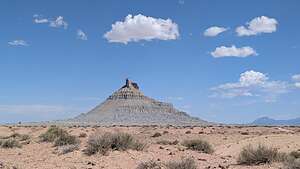 One perspective of Factory Butte